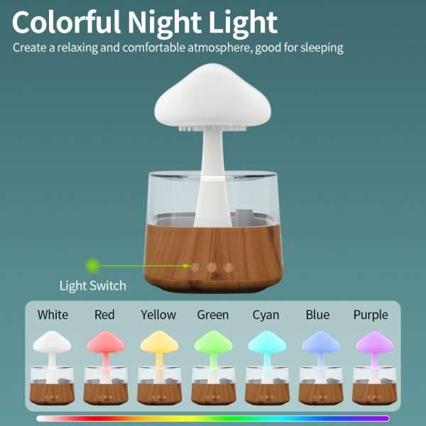 Wooden Rain Cloud Humidifier Wooden Rain Cloud Humidifier