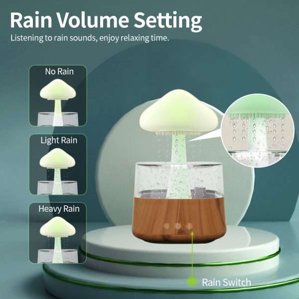 Wooden Rain Cloud Humidifier Wooden Rain Cloud Humidifier