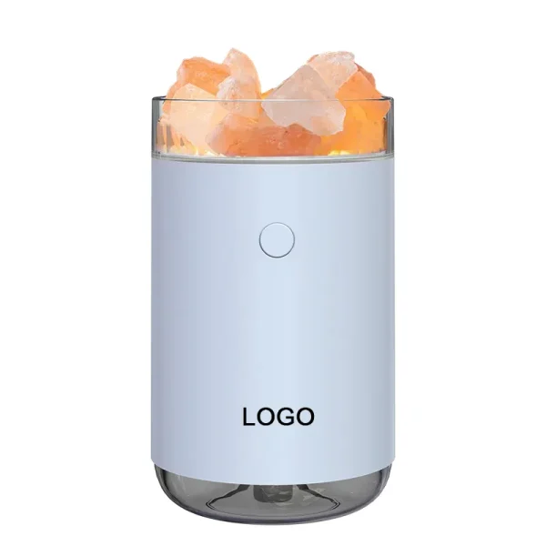 Salt lamp humidifier