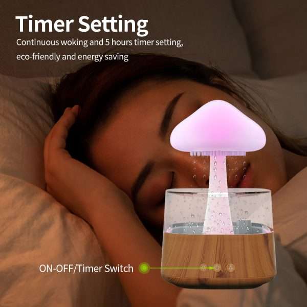 Wooden Rain Cloud Humidifier Wooden Rain Cloud Humidifier