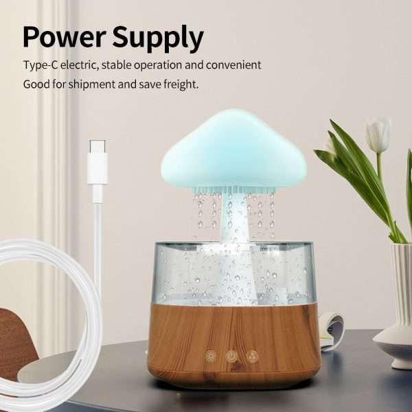 Wooden Rain Cloud Humidifier Wooden Rain Cloud Humidifier